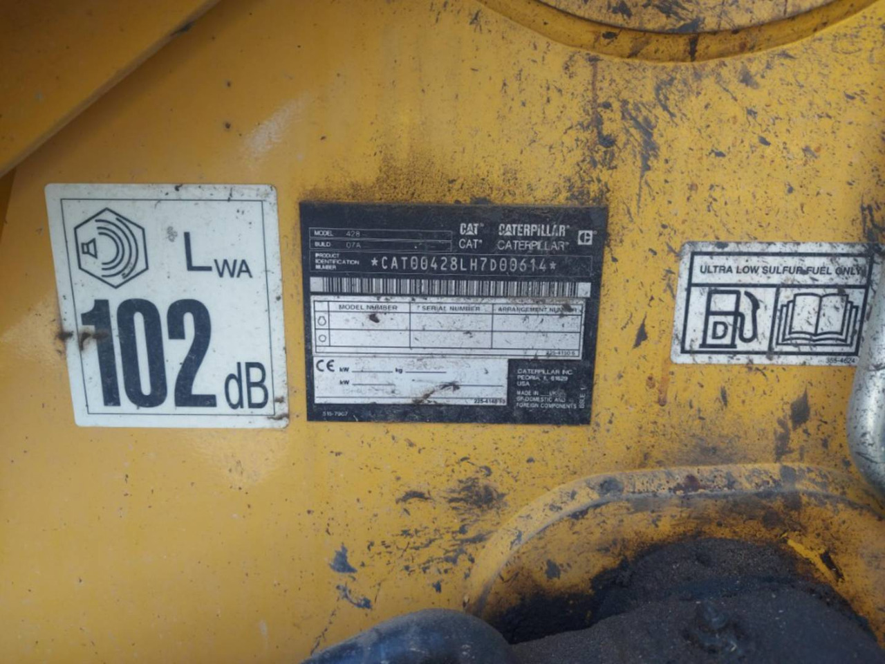 Bager utovarivač CAT 428: slika 6