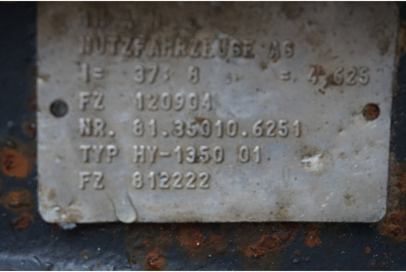 MAN HY-1350-01 37/8 - Zadnja osovina za Kamion: slika 4 MAN HY-1350-01 37/8 - Zadnja osovina za Kamion: slika 4