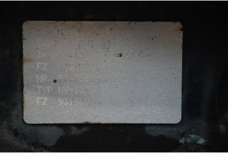 MAN HY-1350-15 37/13 - Zadnja osovina za Kamion: slika 3 MAN HY-1350-15 37/13 - Zadnja osovina za Kamion: slika 3