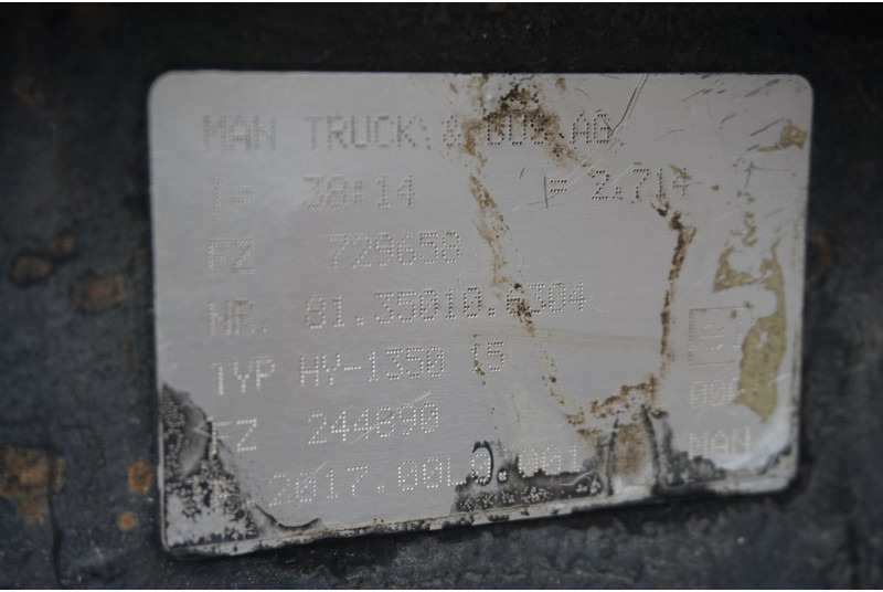 MAN HY-1350-15 38/14 - Zadnja osovina za Kamion: slika 4 MAN HY-1350-15 38/14 - Zadnja osovina za Kamion: slika 4