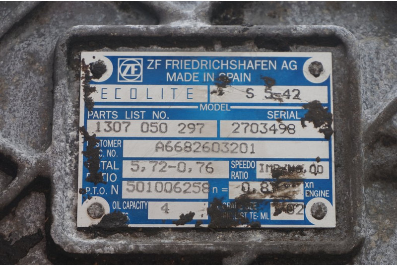 Mercedes-Benz S5-42 MERCEDES - Menjač za Kamion: slika 5 Mercedes-Benz S5-42 MERCEDES - Menjač za Kamion: slika 5