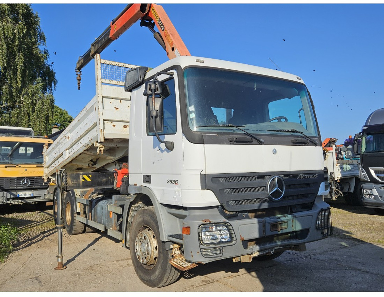 MERCEDES ACTROS 2636 6X4 TIPPER CRANE 15002 EPS - Istovarivač, Kamion sa dizalicom: slika 3 MERCEDES ACTROS 2636 6X4 TIPPER CRANE 15002 EPS - Istovarivač, Kamion sa dizalicom: slika 3