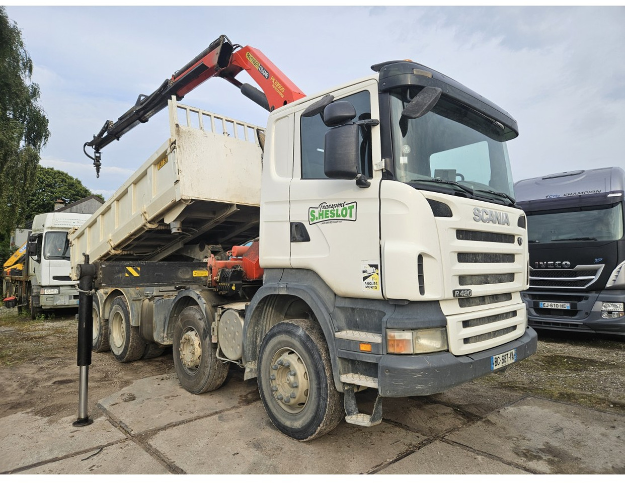 Scania R420 8x4 Tipper Crane Palfinger 23500 - Istovarivač, Kamion sa dizalicom: slika 3 Scania R420 8x4 Tipper Crane Palfinger 23500 - Istovarivač, Kamion sa dizalicom: slika 3