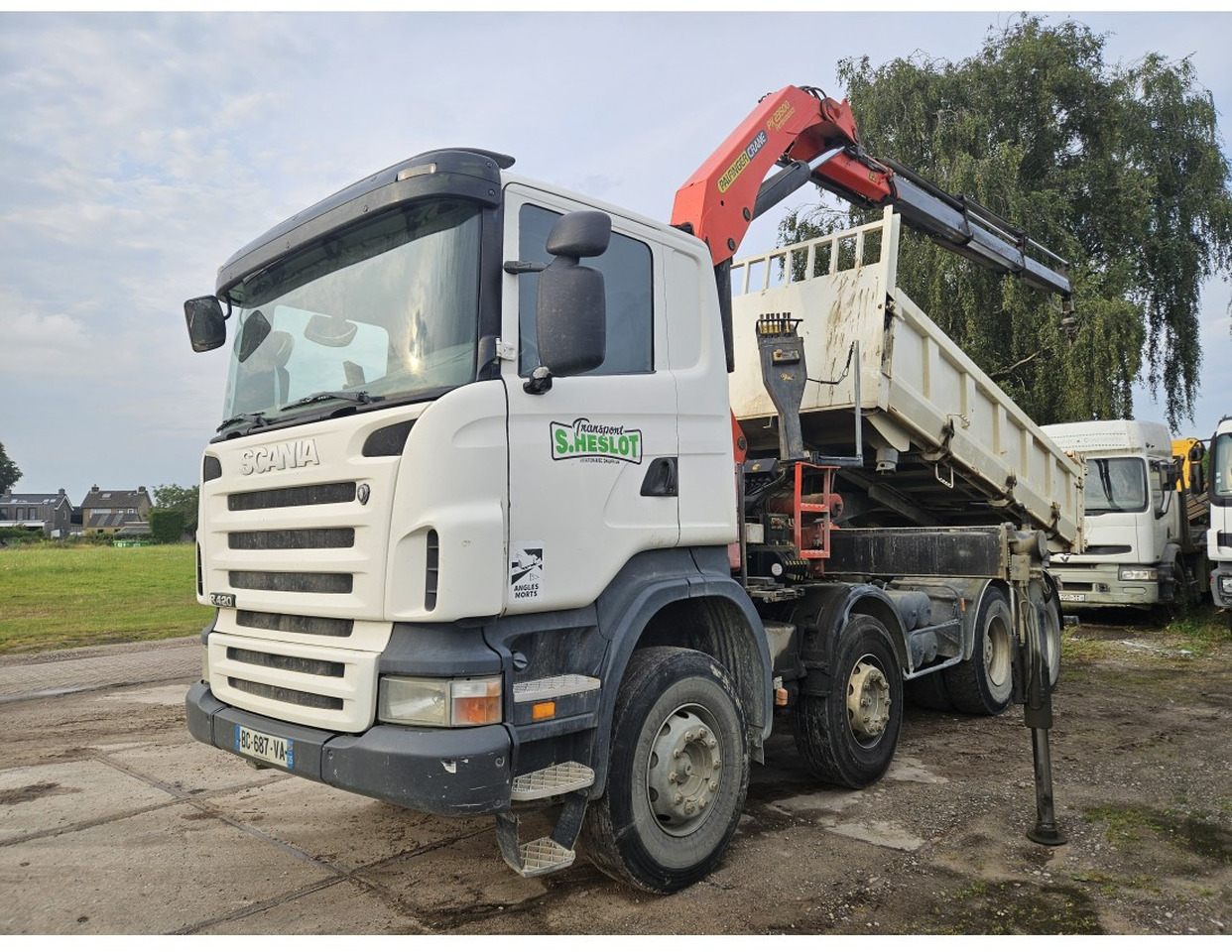 Scania R420 8x4 Tipper Crane Palfinger 23500 - Istovarivač, Kamion sa dizalicom: slika 1 Scania R420 8x4 Tipper Crane Palfinger 23500 - Istovarivač, Kamion sa dizalicom: slika 1