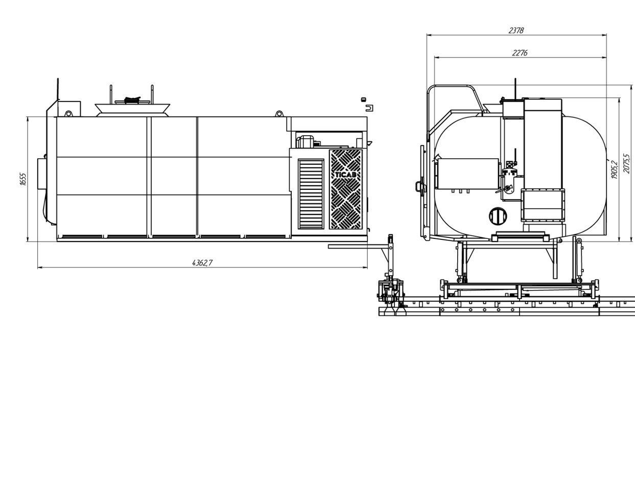 Lizing TICAB Asphalt Distributor, 8000 L, Аutonomous Asphalt Sprayer, Manufacturer TICAB Asphalt Distributor, 8000 L, Аutonomous Asphalt Sprayer, Manufacturer: slika 7