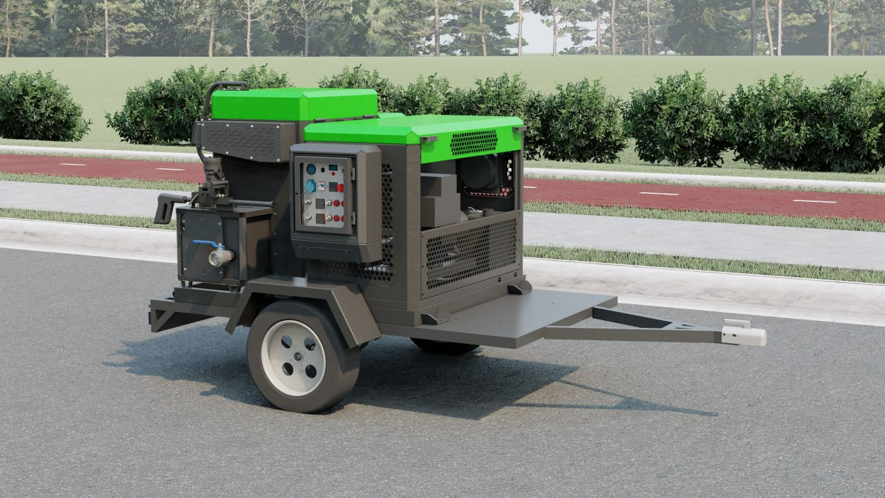 TICAB Crack sealing machine , 120 l, Asphalt crack filler, Manufacturer - Asfaltni finišer: slika 1 TICAB Crack sealing machine , 120 l, Asphalt crack filler, Manufacturer - Asfaltni finišer: slika 1