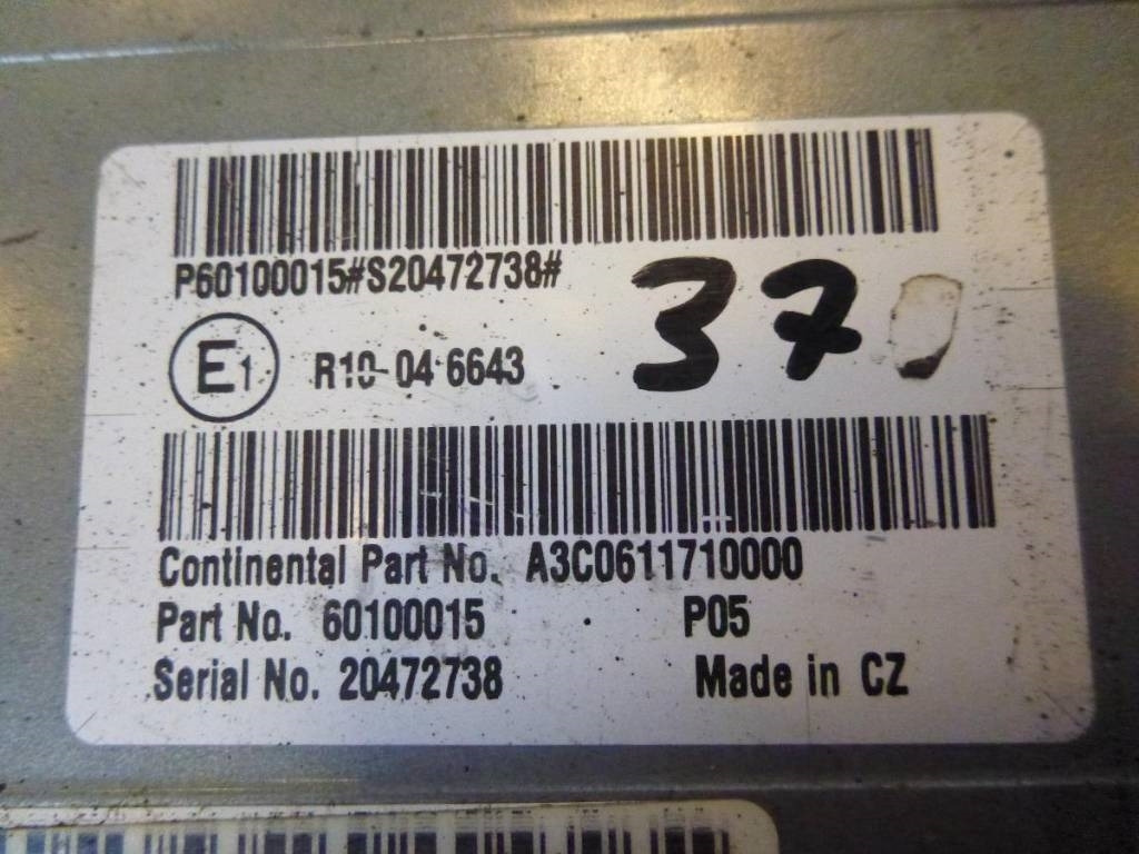 Volvo L 220 E, Motorstyrenhet, 60100015 - Električni sistem za Građevinska mašina: slika 2 Volvo L 220 E, Motorstyrenhet, 60100015 - Električni sistem za Građevinska mašina: slika 2