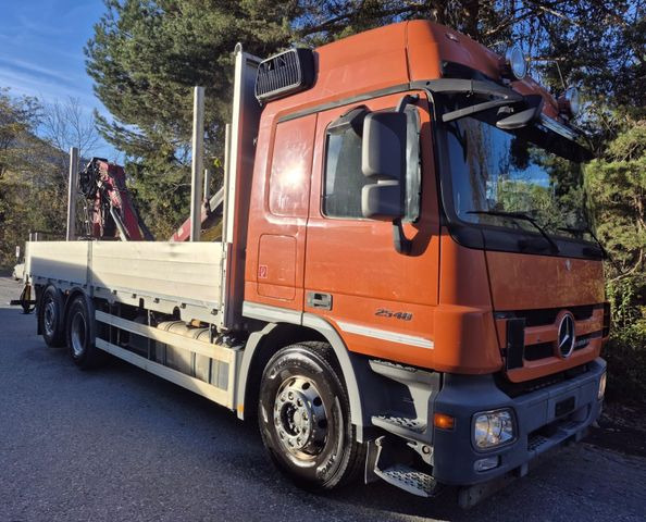 Mercedes-Benz Actros 2548 6x2,E5,MP3,EPS, Penz 25R9,50 Greifer - Kamion sa dizalicom: slika 1 Mercedes-Benz Actros 2548 6x2,E5,MP3,EPS, Penz 25R9,50 Greifer - Kamion sa dizalicom: slika 1