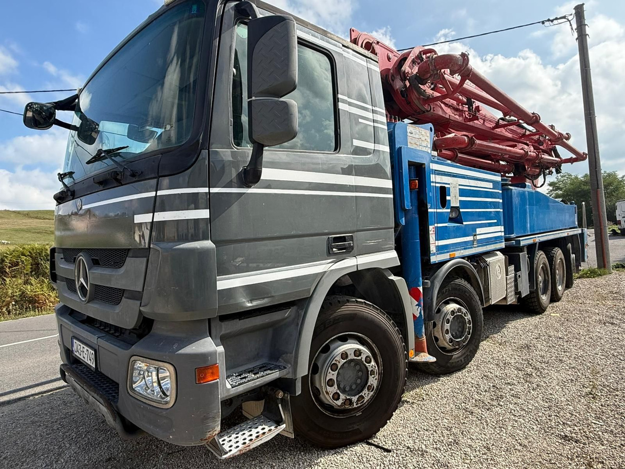 Mercedes-Benz Actros 4448 10x4, E5, MP-3, Putzmeister M46-5 - Auto pumpa za beton: slika 3 Mercedes-Benz Actros 4448 10x4, E5, MP-3, Putzmeister M46-5 - Auto pumpa za beton: slika 3