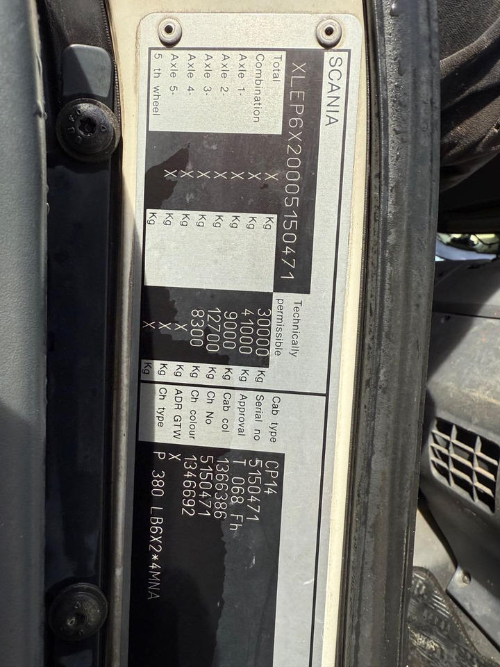 Tegljač Scania P380 LB 6x2,E4,Palfinger Epsilon E165Z Plus,Kran: slika 16 Tegljač Scania P380 LB 6x2,E4,Palfinger Epsilon E165Z Plus,Kran: slika 16