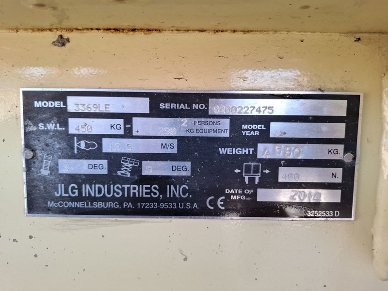 JLG 3369LE - Lift u obliku makaza: slika 5 JLG 3369LE - Lift u obliku makaza: slika 5