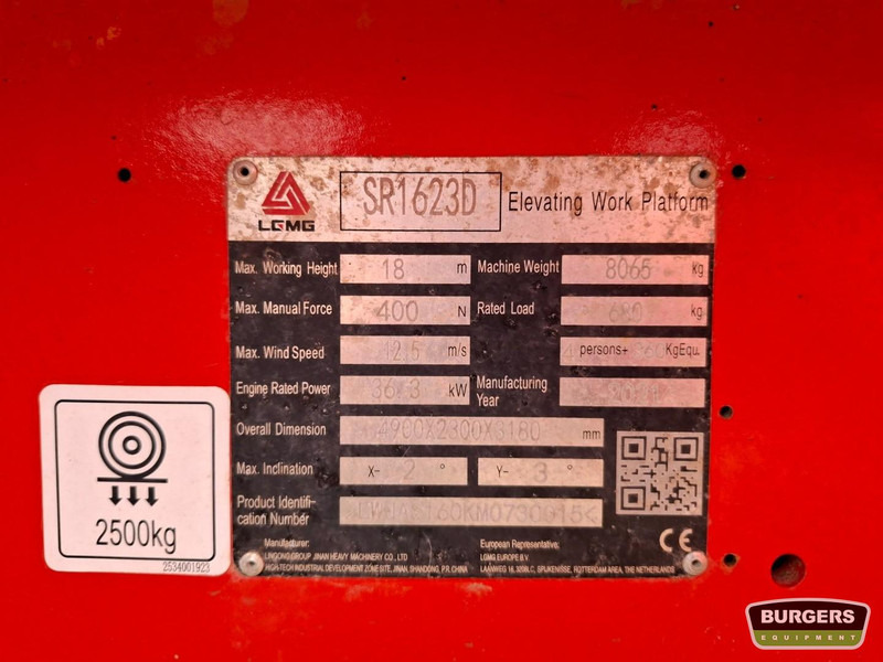 LGMG SR1623D (SR5390D) - Lift u obliku makaza: slika 5 LGMG SR1623D (SR5390D) - Lift u obliku makaza: slika 5