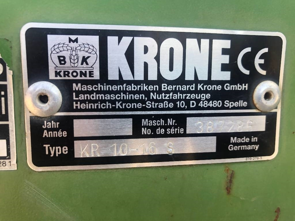 Krone KR 10-16 Dismantled: spare parts - Balirka za okrugle bale: slika 3 Krone KR 10-16 Dismantled: spare parts - Balirka za okrugle bale: slika 3