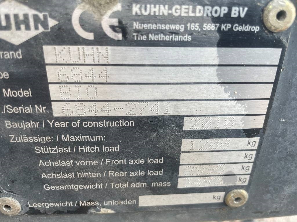 Kuhn Bio 6844 dismantled: only spare parts - Balirka za okrugle bale: slika 2 Kuhn Bio 6844 dismantled: only spare parts - Balirka za okrugle bale: slika 2