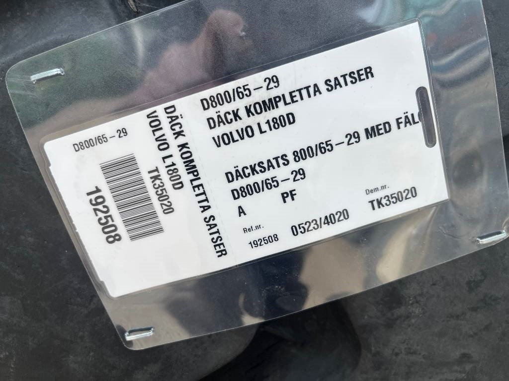 Michelin 800/65R29 XLD Volvo L150 L180  - Kompletan točak: slika 2 Michelin 800/65R29 XLD Volvo L150 L180  - Kompletan točak: slika 2