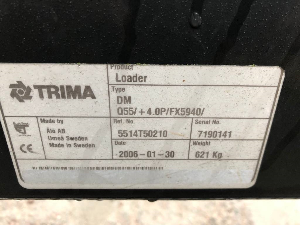 Reservdelar till Trima / Ålö +4,0P lastare - Prednji utovarivač za traktor: slika 3 Reservdelar till Trima / Ålö +4,0P lastare - Prednji utovarivač za traktor: slika 3