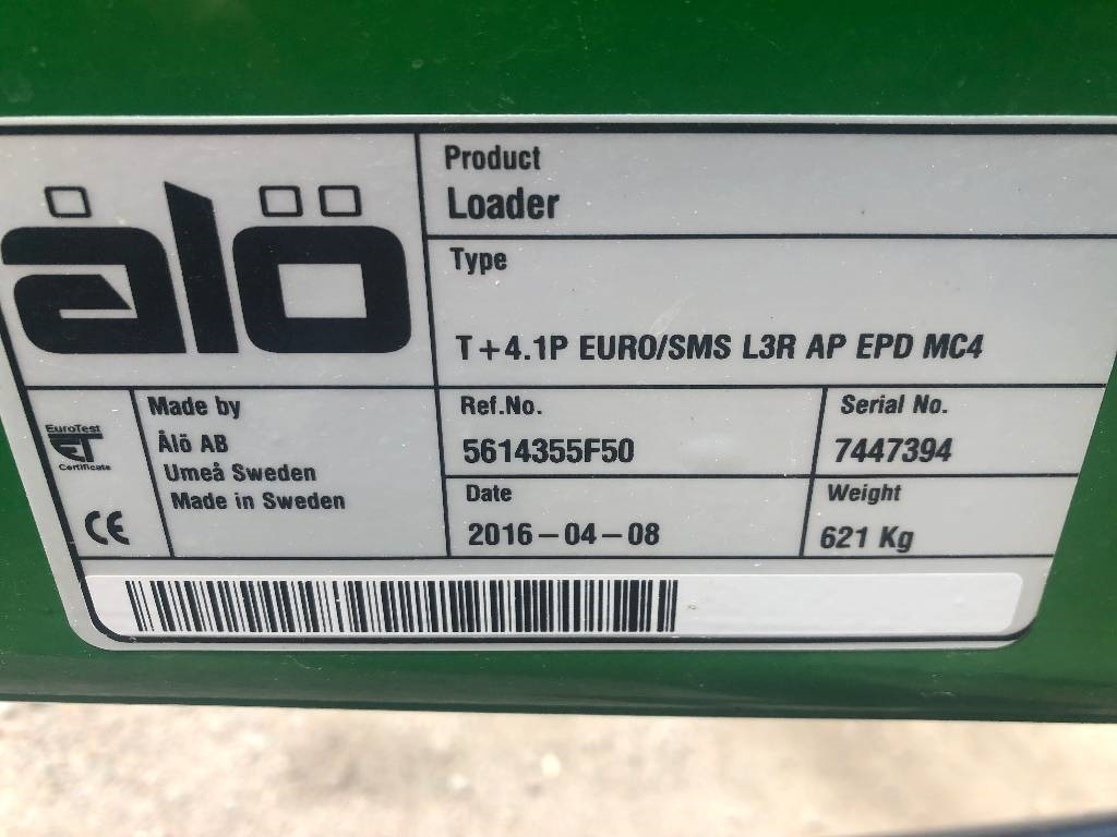 Reservdelar till Trima / Ålö +4.1P lastare - Prednji utovarivač za traktor: slika 4 Reservdelar till Trima / Ålö +4.1P lastare - Prednji utovarivač za traktor: slika 4