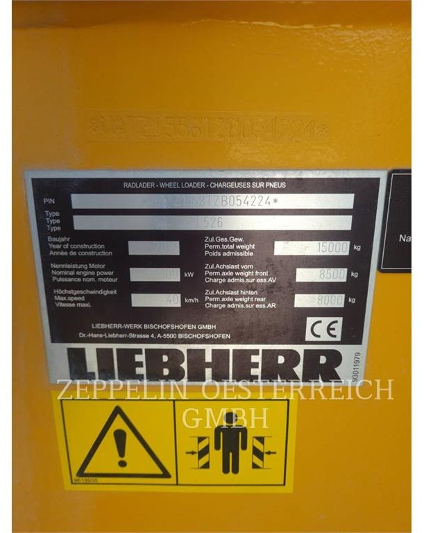 Lizing Liebherr L526 Liebherr L526: slika 6 Lizing Liebherr L526 Liebherr L526: slika 6