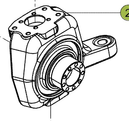 CLAAS Arion 610 660 Zwrotnica Przedniej Osi Przekładnia Kierownicza 0011637200 0011637210 - Rukavac točka za Poljoprivredna mašina: slika 2 CLAAS Arion 610 660 Zwrotnica Przedniej Osi Przekładnia Kierownicza 0011637200 0011637210 - Rukavac točka za Poljoprivredna mašina: slika 2