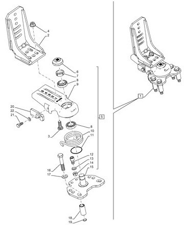 Case Puma New Holland T7 - wspornik skręt błotnika 90403696 - Blatobran za Poljoprivredna mašina: slika 1 Case Puma New Holland T7 - wspornik skręt błotnika 90403696 - Blatobran za Poljoprivredna mašina: slika 1