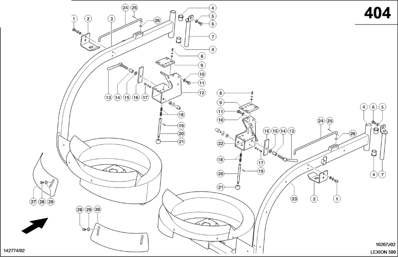 Claas Lexion 580 OBUDOWA LE 0007950221 (Rozdzielacz plew; zawieszenie) - Suspenzija za Kombinovani kombajn: slika 1 Claas Lexion 580 OBUDOWA LE 0007950221 (Rozdzielacz plew; zawieszenie) - Suspenzija za Kombinovani kombajn: slika 1