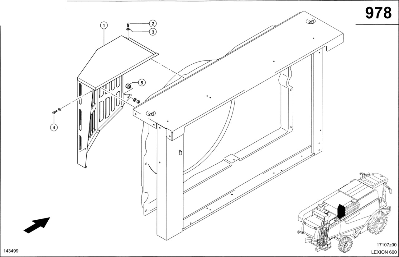Claas Lexion 600 OSŁONA WENTYLATORA  0007438791 (Osłona wentylatora) - Ventilator za Kombinovani kombajn: slika 1 Claas Lexion 600 OSŁONA WENTYLATORA  0007438791 (Osłona wentylatora) - Ventilator za Kombinovani kombajn: slika 1