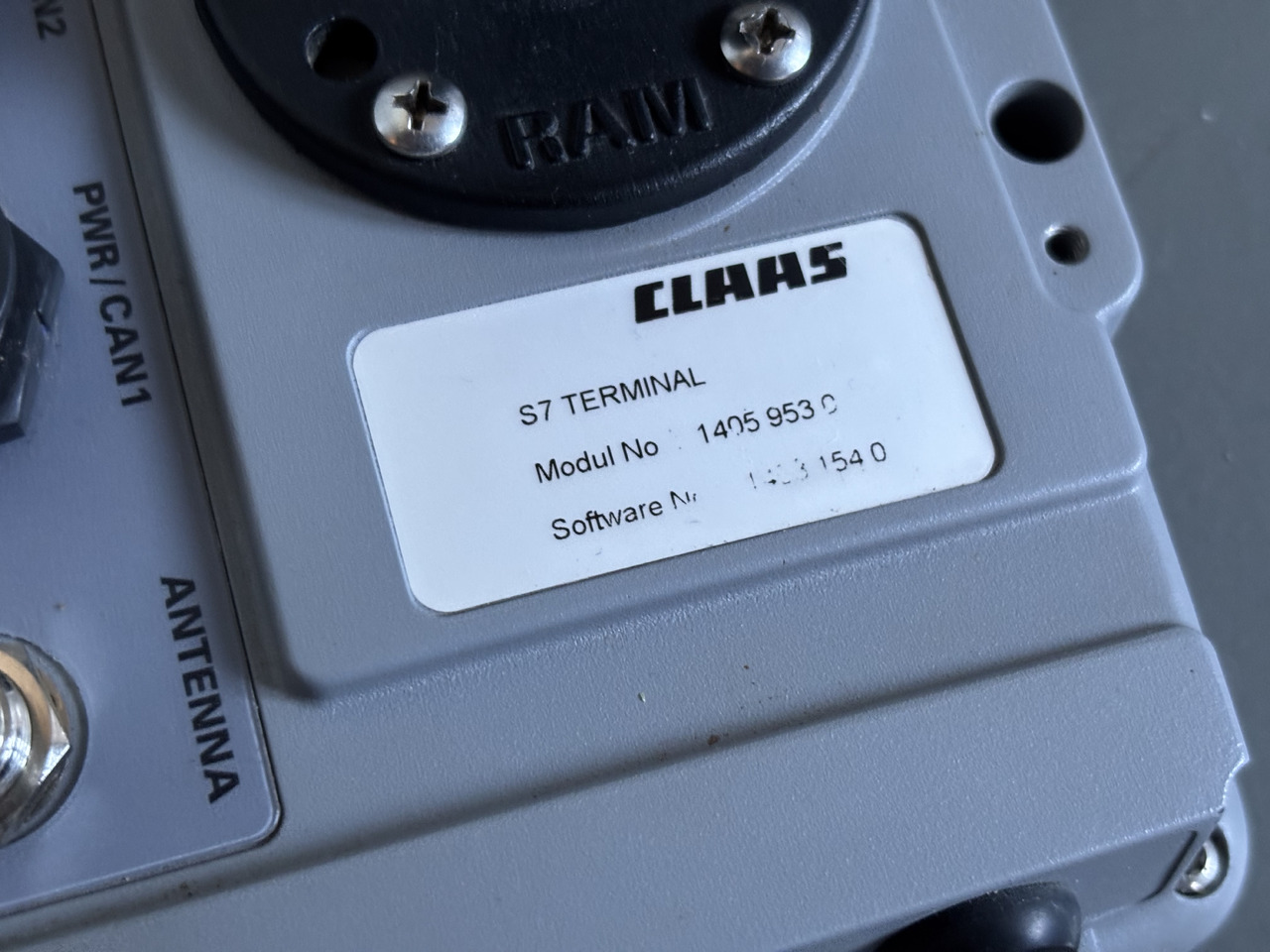 Claas Terminal S7 Omnistar 14059530 1405 953 0 - Sistem za navigaciju za Poljoprivredna mašina: slika 5 Claas Terminal S7 Omnistar 14059530 1405 953 0 - Sistem za navigaciju za Poljoprivredna mašina: slika 5