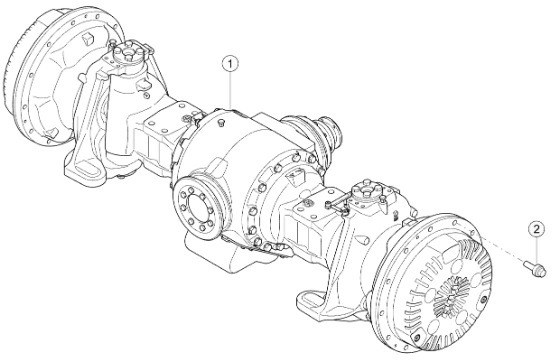 Claas Xerion 4000 - most napędowy, zwolnica, zwrotnica, dyferencjał, półoś 0006276504 - Osovina i delovi za Poljoprivredna mašina: slika 1 Claas Xerion 4000 - most napędowy, zwolnica, zwrotnica, dyferencjał, półoś 0006276504 - Osovina i delovi za Poljoprivredna mašina: slika 1