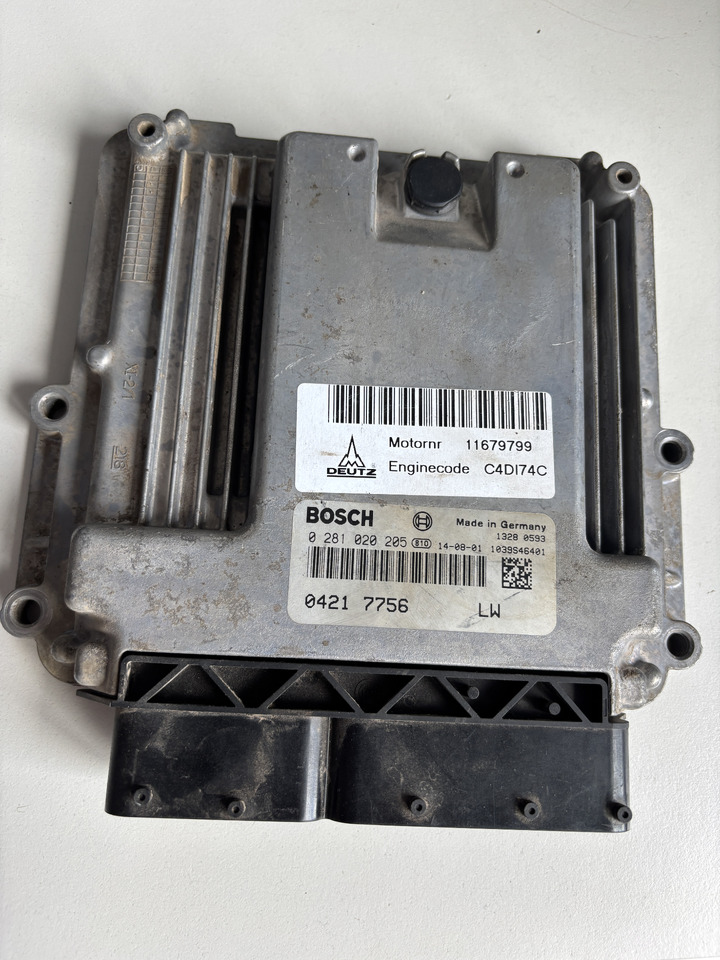 Deutz TCD - moduł sterownik ECU 0281020205 04217756 - Upravljačka jedinica za Poljoprivredna mašina: slika 1 Deutz TCD - moduł sterownik ECU 0281020205 04217756 - Upravljačka jedinica za Poljoprivredna mašina: slika 1