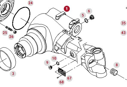 Fendt 414 415 512 513 712 712 S4 Wspornik Osi Obudowa Mostu Obudowa F416300020020 F712301020170 - Osovina i delovi za Poljoprivredna mašina: slika 1 Fendt 414 415 512 513 712 712 S4 Wspornik Osi Obudowa Mostu Obudowa F416300020020 F712301020170 - Osovina i delovi za Poljoprivredna mašina: slika 1