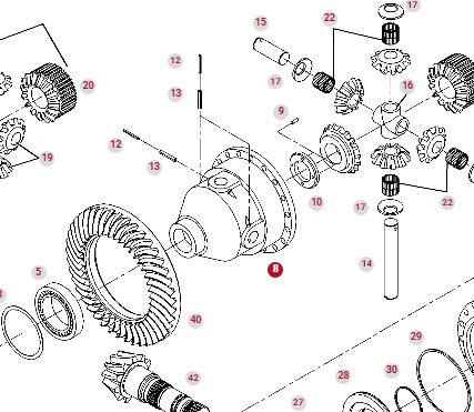 Fendt 924 927 930 933 936 Vario Valtra Obudowa Mechanizmu Różnicowego 934152010260 - Osovina i delovi za Poljoprivredna mašina: slika 2 Fendt 924 927 930 933 936 Vario Valtra Obudowa Mechanizmu Różnicowego 934152010260 - Osovina i delovi za Poljoprivredna mašina: slika 2