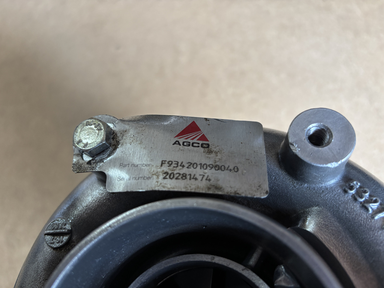 Turbo Fendt 924 930 934 936 Vario - turbosprężarka F934201090040: slika 6