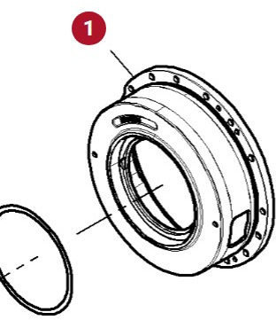 Fendt Vario 1038 1042 1046 1050 GEN 3 Pokrywa Łożyska Przedniej Osi F530300190010 - Prednja osovina za Poljoprivredna mašina: slika 1 Fendt Vario 1038 1042 1046 1050 GEN 3 Pokrywa Łożyska Przedniej Osi F530300190010 - Prednja osovina za Poljoprivredna mašina: slika 1