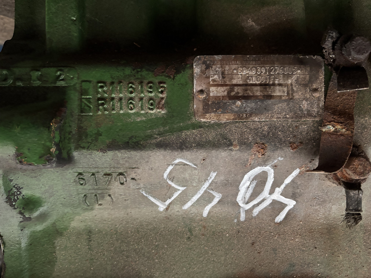 John Deere 4039TF 4045 R116195 R11619 R121421 Blok Silnika Tłoki Obudowa Koła Zamachowego CZĘŚCI - Cilindar blok za Poljoprivredna mašina: slika 3 John Deere 4039TF 4045 R116195 R11619 R121421 Blok Silnika Tłoki Obudowa Koła Zamachowego CZĘŚCI - Cilindar blok za Poljoprivredna mašina: slika 3