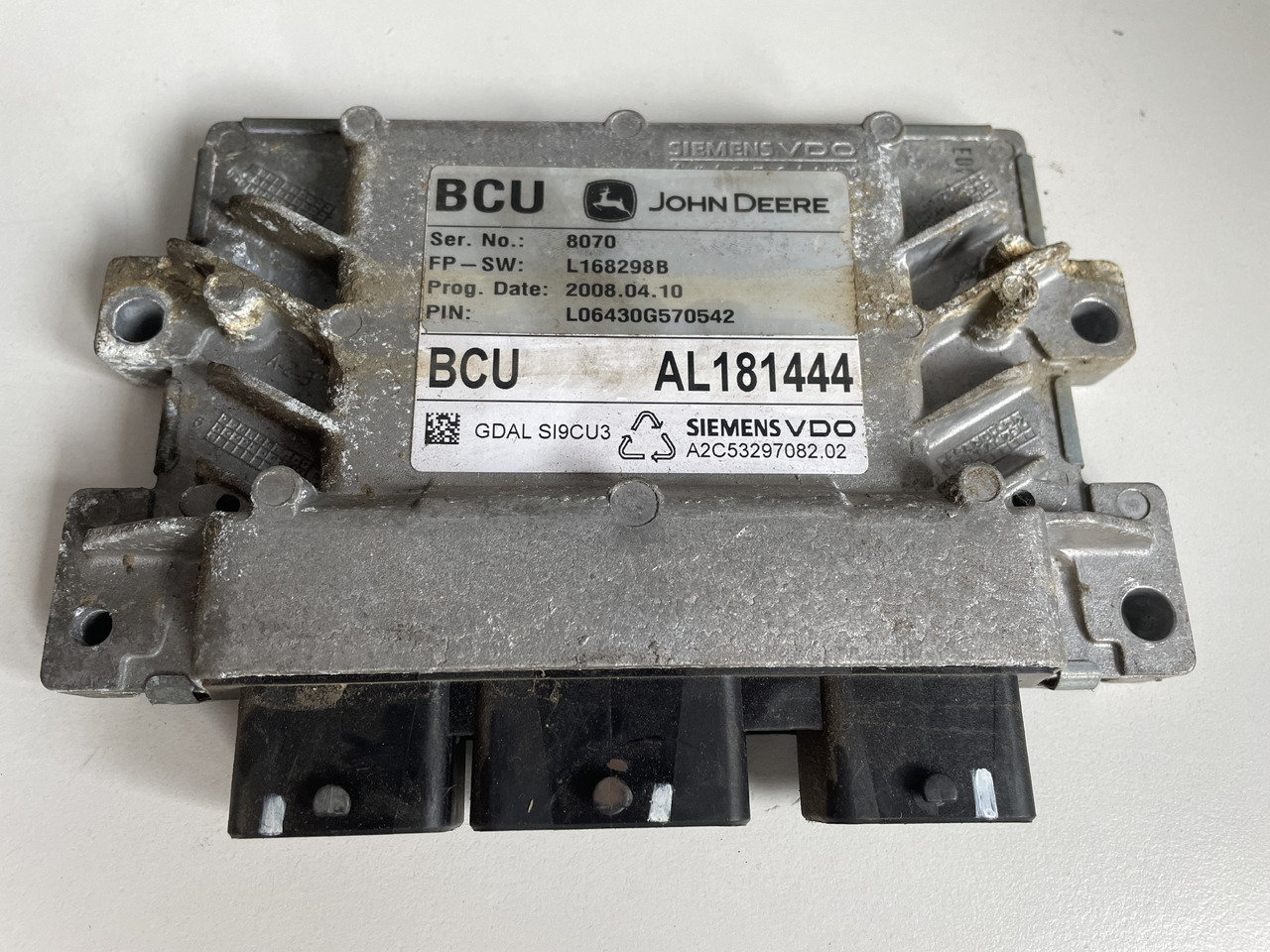 John Deere 6030 6230 6430 - moduł sterownik BCU zaczepu hitcha AL181444 - Upravljačka jedinica za Poljoprivredna mašina: slika 1 John Deere 6030 6230 6430 - moduł sterownik BCU zaczepu hitcha AL181444 - Upravljačka jedinica za Poljoprivredna mašina: slika 1