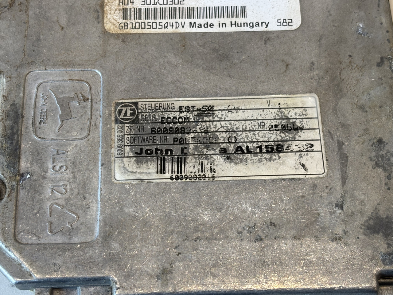 John Deere 6920 Moduł Sterownik AL158432 Bosch 0260001036 ZF 0501212594 - Električni sistem za Poljoprivredna mašina: slika 4 John Deere 6920 Moduł Sterownik AL158432 Bosch 0260001036 ZF 0501212594 - Električni sistem za Poljoprivredna mašina: slika 4