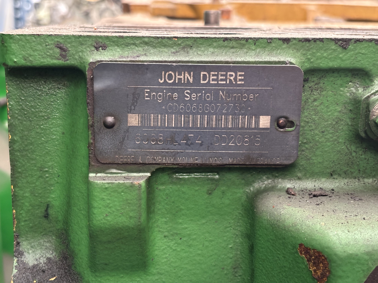 John Deere 6920S 6068HL474 6068 HL 474  Blok Silnika - Cilindar blok za Poljoprivredna mašina: slika 4 John Deere 6920S 6068HL474 6068 HL 474  Blok Silnika - Cilindar blok za Poljoprivredna mašina: slika 4
