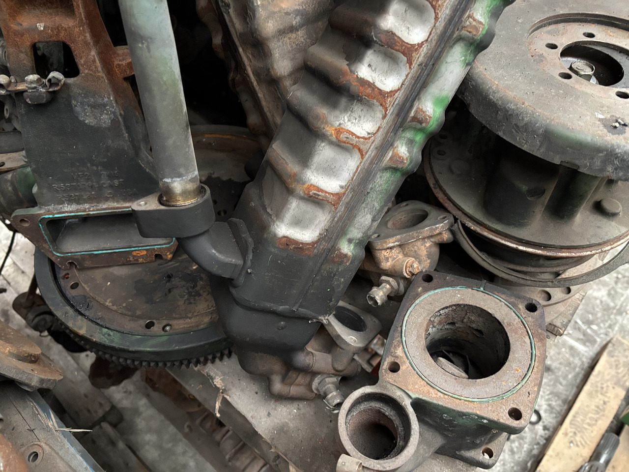 John Deere 7230 7280 8260 8310 9370 670 Silnik Blok Koło Zamachowe CZĘŚCI RE538143 R537181 - Zamajac za Poljoprivredna mašina: slika 3 John Deere 7230 7280 8260 8310 9370 670 Silnik Blok Koło Zamachowe CZĘŚCI RE538143 R537181 - Zamajac za Poljoprivredna mašina: slika 3