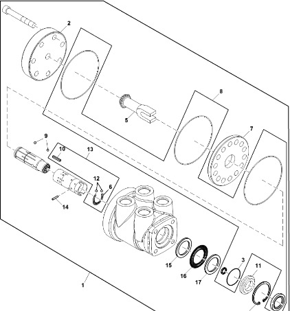 John Deere 9470RX - Płytka cierna T101551 (Kierowanie) - Upravljački sistem za Traktor: slika 1 John Deere 9470RX - Płytka cierna T101551 (Kierowanie) - Upravljački sistem za Traktor: slika 1
