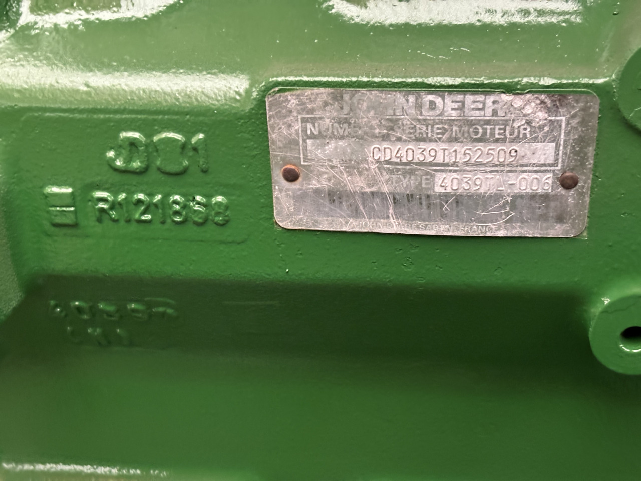 John Deere R121868 4039TL-006 4039TL 006 Blok Silnika R116569 R111949 Cylinder - Cilindar blok za Poljoprivredna mašina: slika 3 John Deere R121868 4039TL-006 4039TL 006 Blok Silnika R116569 R111949 Cylinder - Cilindar blok za Poljoprivredna mašina: slika 3