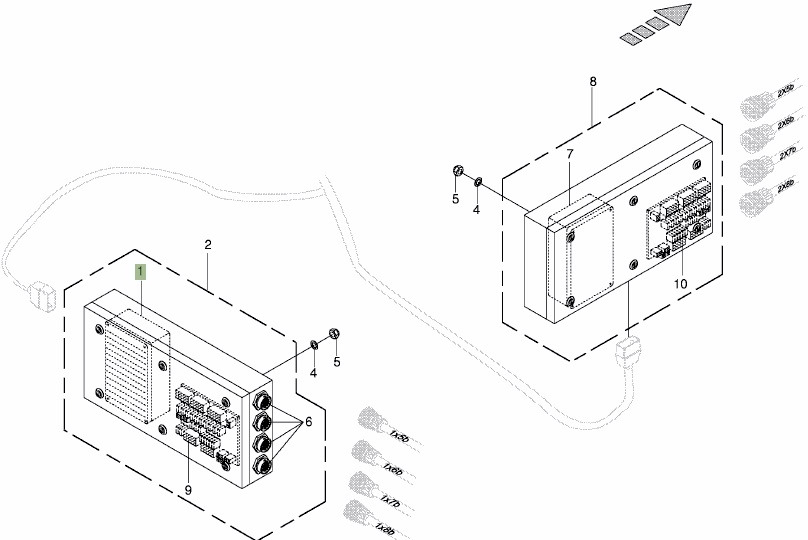 Krone Big M II - płyta moduł sterownik komputer - Upravljačka jedinica za Poljoprivredna mašina: slika 1 Krone Big M II - płyta moduł sterownik komputer - Upravljačka jedinica za Poljoprivredna mašina: slika 1