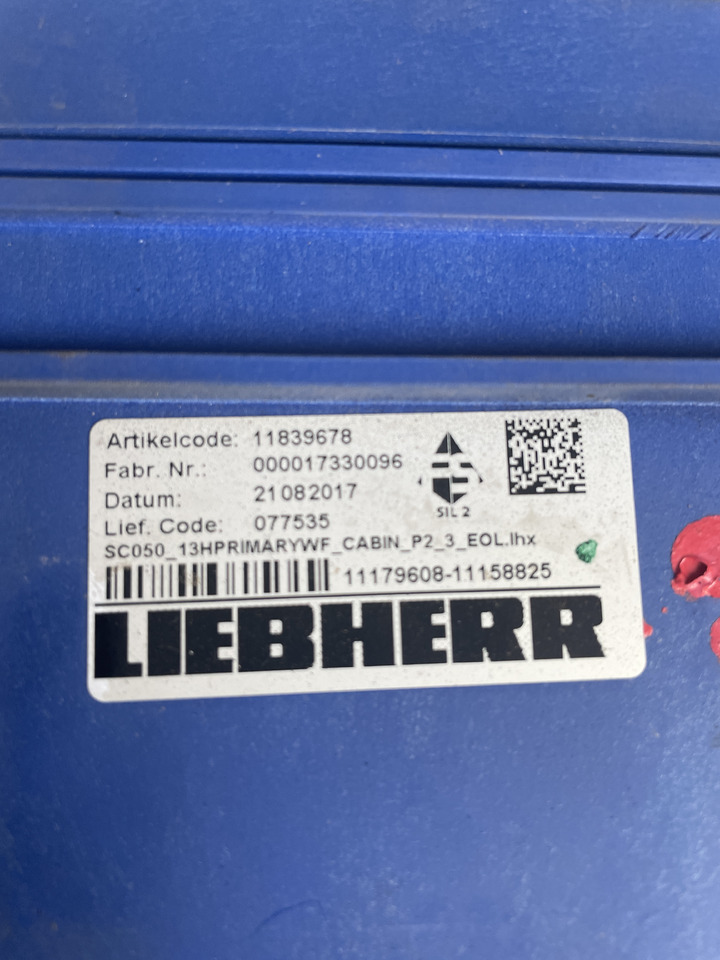 Liebherr - steronik moduł 11839678 - Upravljačka jedinica za Građevinska mašina: slika 2 Liebherr - steronik moduł 11839678 - Upravljačka jedinica za Građevinska mašina: slika 2