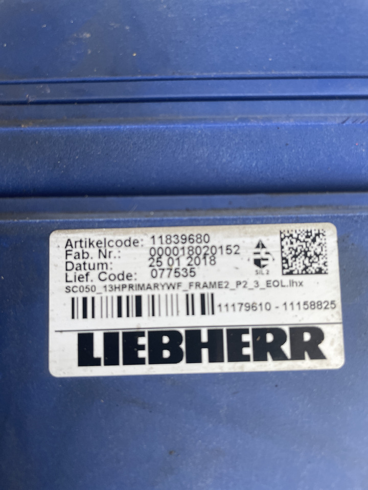 Liebherr - steronik moduł 11839680 - Upravljačka jedinica za Građevinska mašina: slika 2 Liebherr - steronik moduł 11839680 - Upravljačka jedinica za Građevinska mašina: slika 2