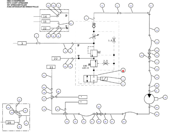 Massey Fergusson MF 30 32 - hydromotor pompa hydrauliczna D45120700 - Hidraulična pumpa za Poljoprivredna mašina: slika 1 Massey Fergusson MF 30 32 - hydromotor pompa hydrauliczna D45120700 - Hidraulična pumpa za Poljoprivredna mašina: slika 1