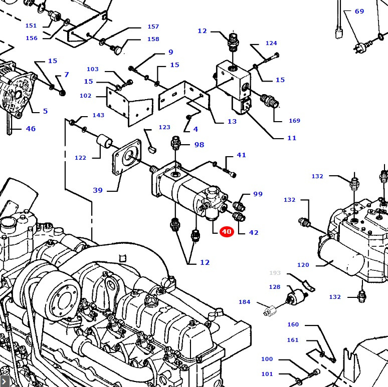 Massey Fergusson MF 30 - bypass zawór hydrauliczny D45110053 - Hidraulični ventil za Poljoprivredna mašina: slika 1 Massey Fergusson MF 30 - bypass zawór hydrauliczny D45110053 - Hidraulični ventil za Poljoprivredna mašina: slika 1