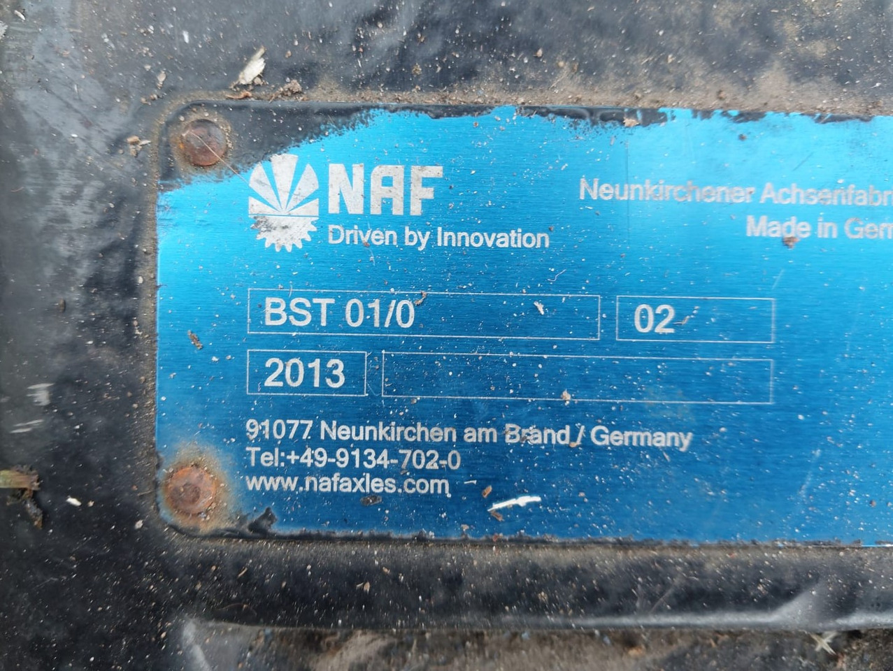 NAF BST 01/0 02 Oś Sztywna Kompletna Ponsse Komatsu NOWA - Osovina i delovi za Šumarska oprema: slika 4 NAF BST 01/0 02 Oś Sztywna Kompletna Ponsse Komatsu NOWA - Osovina i delovi za Šumarska oprema: slika 4