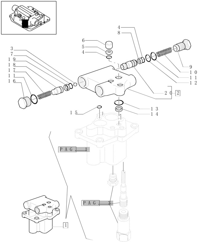 New Holland T6010 Pokrywa 5155826 - Hidraulika za Traktor: slika 1 New Holland T6010 Pokrywa 5155826 - Hidraulika za Traktor: slika 1