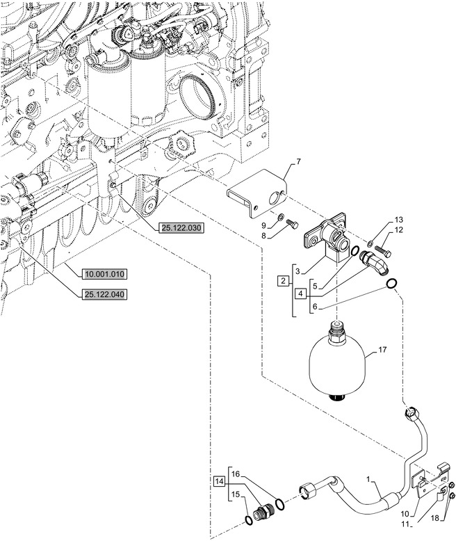 New Holland T6070 Hydroakumulator 51608829 - Hidraulika za Poljoprivredna mašina: slika 1 New Holland T6070 Hydroakumulator 51608829 - Hidraulika za Poljoprivredna mašina: slika 1
