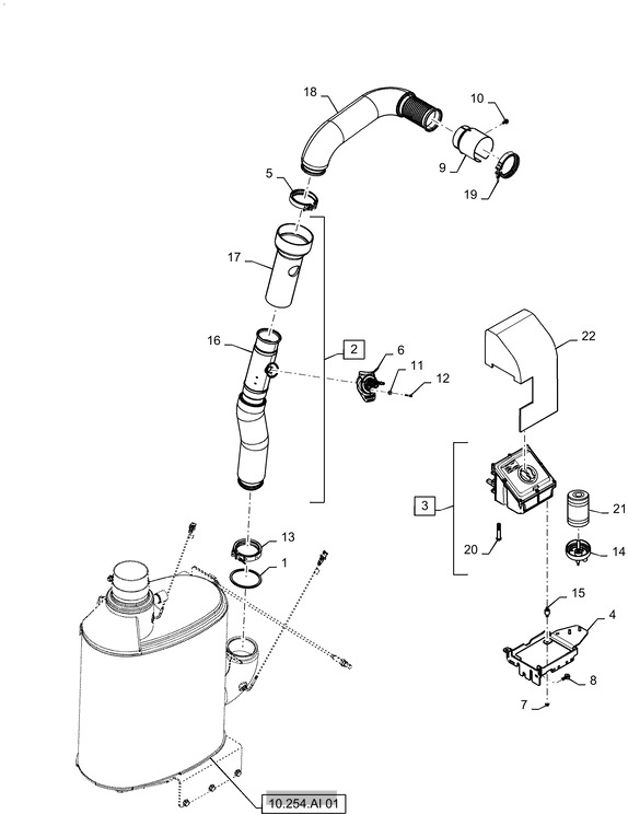 New Holland T6090 T6070 Rurka 84557670 - Izduvni sistem za Traktor: slika 1 New Holland T6090 T6070 Rurka 84557670 - Izduvni sistem za Traktor: slika 1
