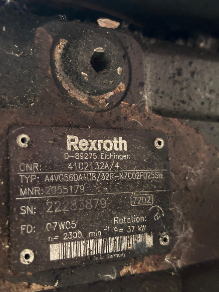 Rexroth 4102132A Pompa Hydrauliczna 4102132A/4, 4117935A/3 A4VG56DA1D8 - Hidraulična pumpa za Poljoprivredna mašina: slika 3 Rexroth 4102132A Pompa Hydrauliczna 4102132A/4, 4117935A/3 A4VG56DA1D8 - Hidraulična pumpa za Poljoprivredna mašina: slika 3